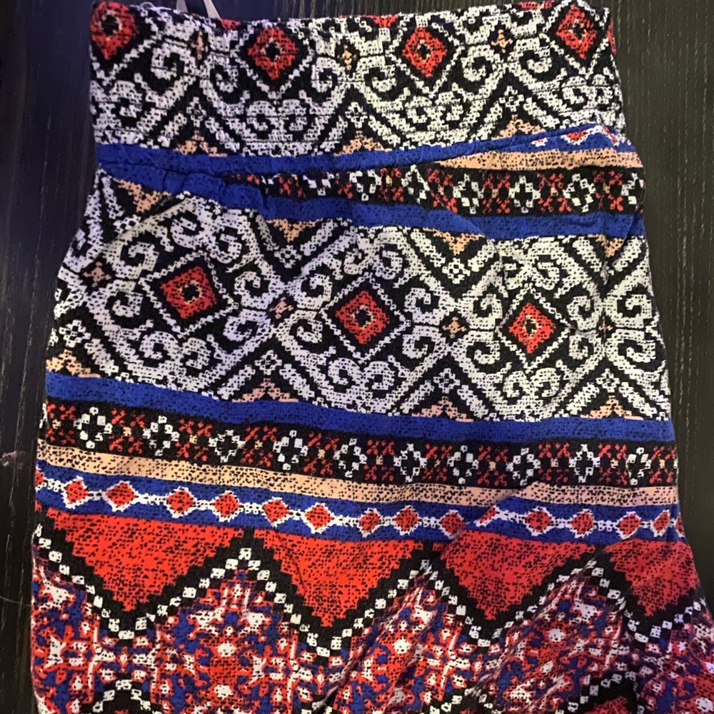 Colorful Geometric Patterned Shorts